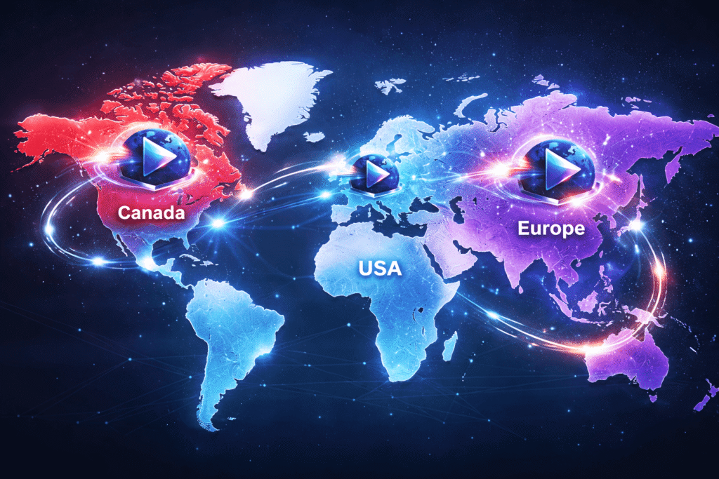 CANADA USA AND EUROPE IPTV